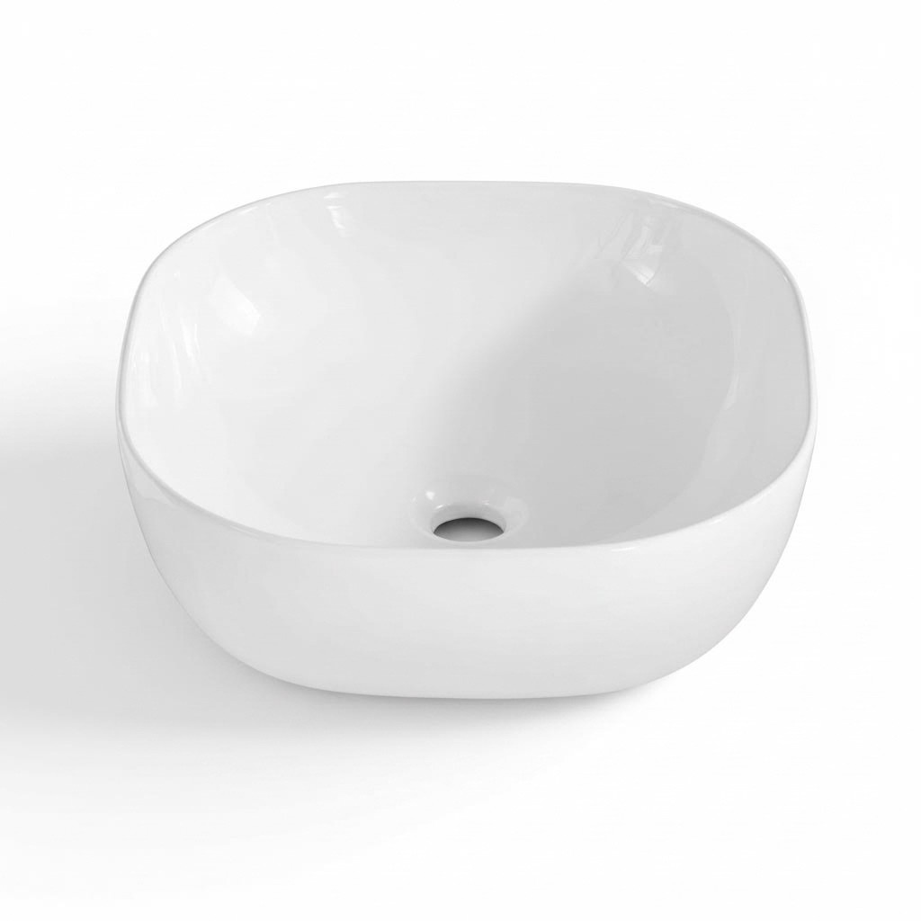 Keramik Waschtisch Waschbecken Aufsatzwaschtisch Weiß Waschbecken Waschtisch Bad