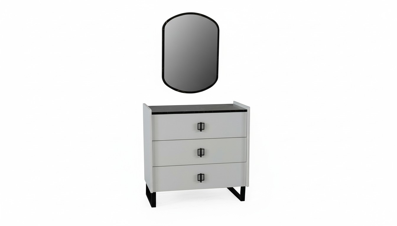 Kinderzimmer Holzkommode Designer Elegante Schlafzimmer 3-Schubladen