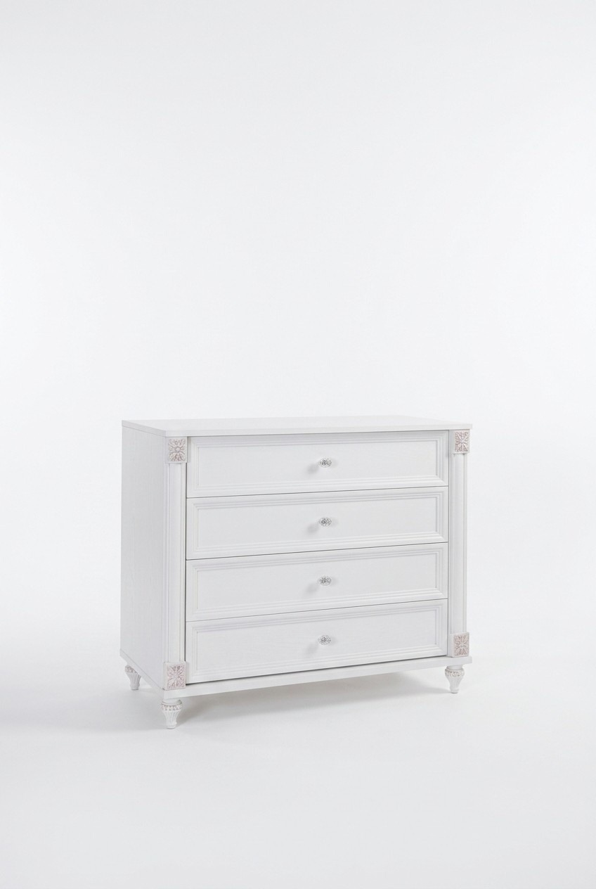 Kinderzimmer Modern Kommode mit Schubladen Möbel Massivholz Designer Zimmer Neu