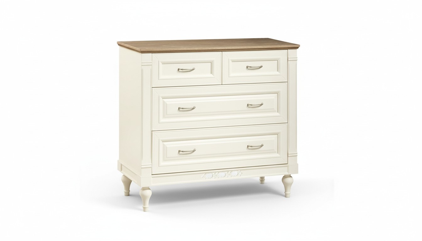 Klassische Kommode Vitrine Kommoden Vitrinen Kommodenschrank Schrank FL-K4SZ