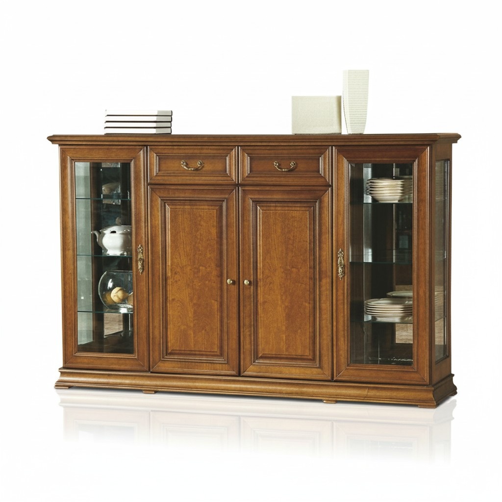 Klassische Massive Kommode Kommoden Bar Kommodenschrank Schrank sideboard R-K6
