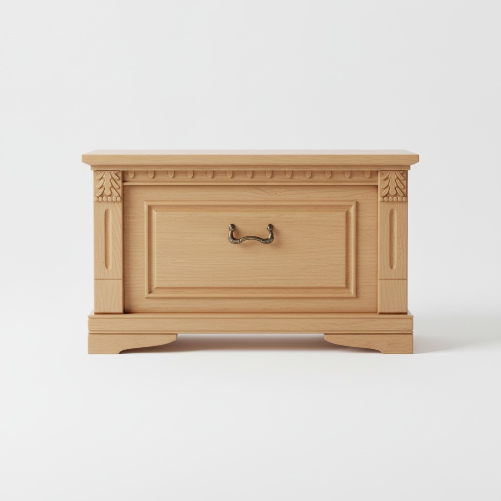 Klassische Nachttische Nachttisch Nachkonsolen Tisch Massiv Holz Kolonial Stil