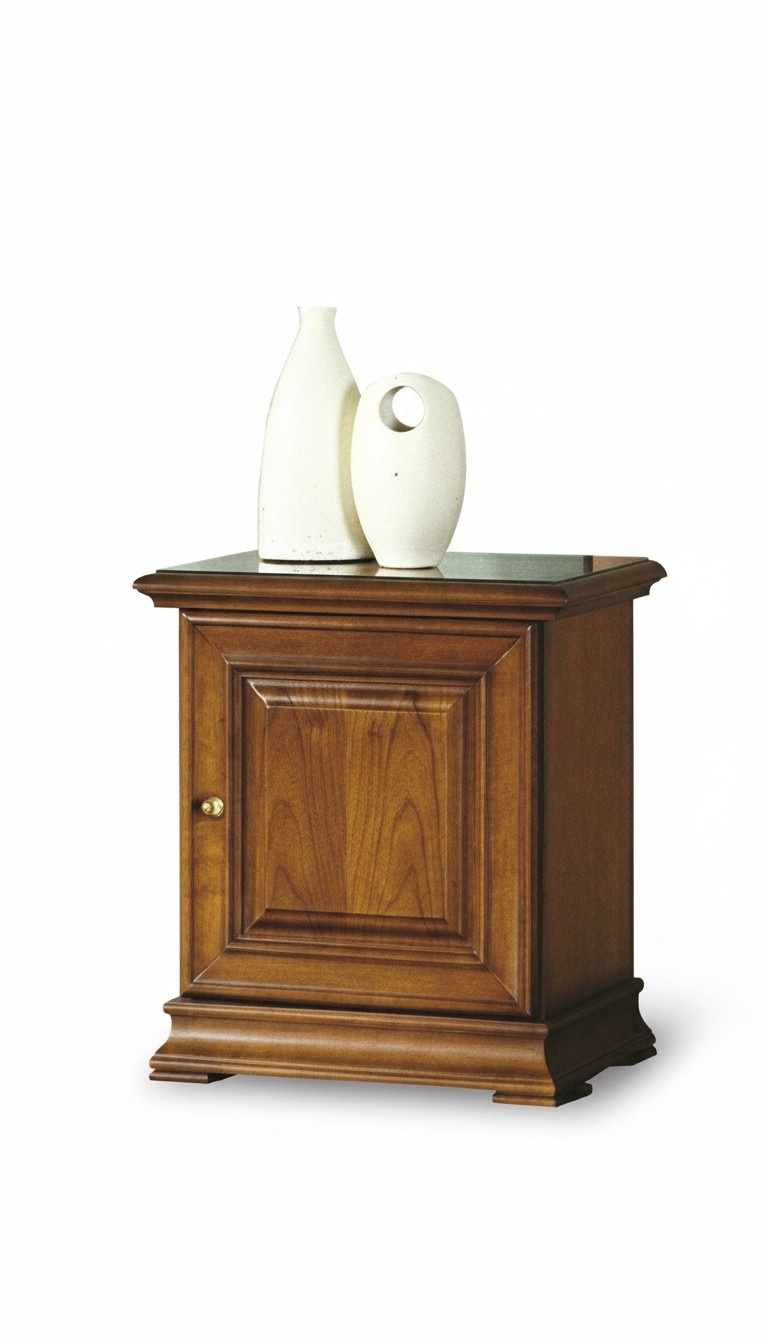 Klassische Nachttische Nachttisch Tische Nachtkonsole Konsole Massiv R-SZN L