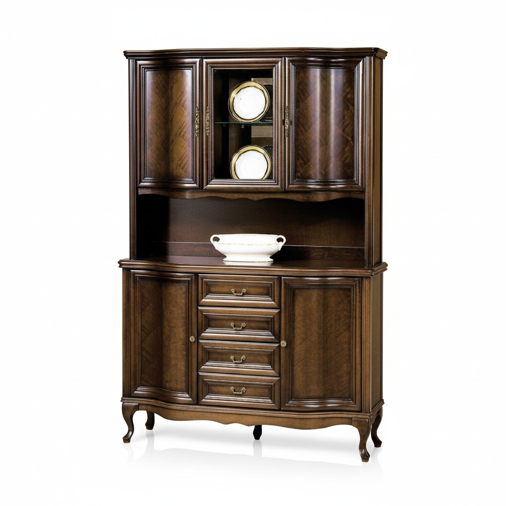 Klassische Schränke Schrank Schrankwand - Model W-N3B Aufsatz Welle