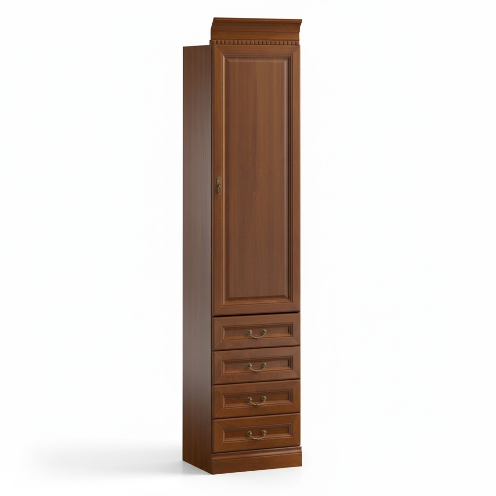 Klassische Schränke Schrank Schrankwand Vitrine Glasschrank Regal Model BA-10