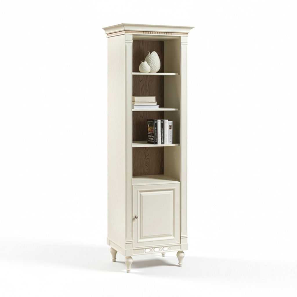 Klassische Schrank Bücherschrank Bücherregal Vitrine Vitrinenschrank FL-D1B