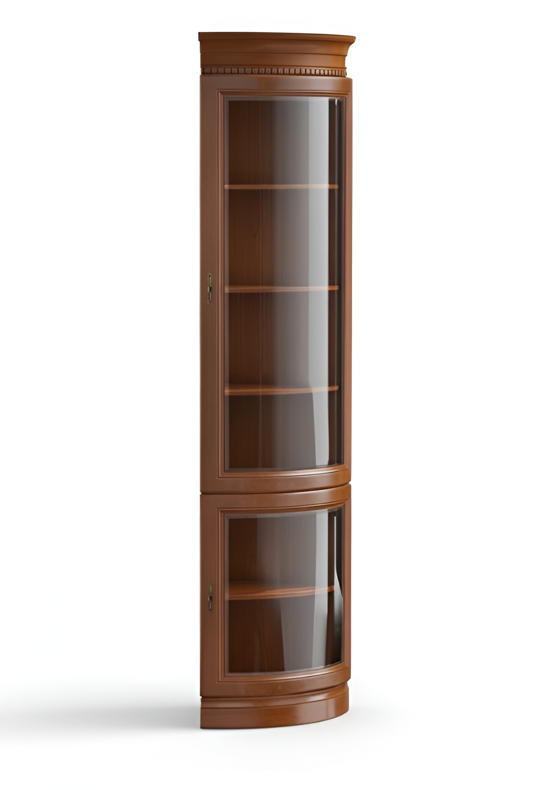 Klassische Schrank Vitrine Eckschrank Vitrinen Vitrinenschrank Model BA-11