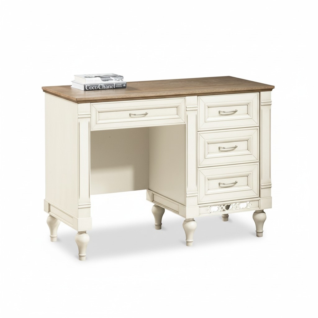 Klassische Schreibtisch Büromöbel Tisch Büro Chef Schreibtische Echtholz FL-T