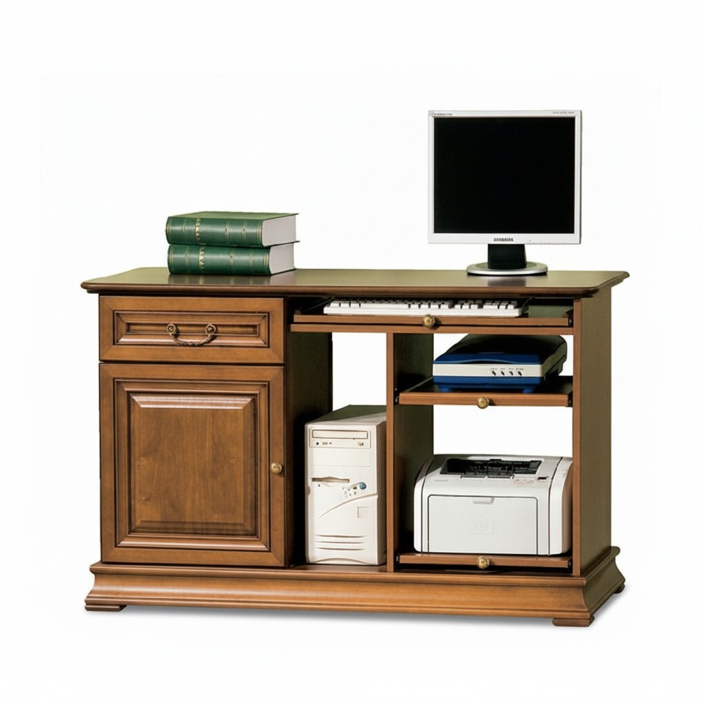 Klassische Schreibtisch Büromöbel Tisch Büro Chef Schreibtische Echtholz SE-S3