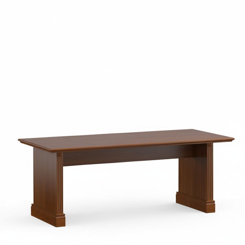 Klassische Schreibtisch Büromöbel Tisch Büro Chef Schreibtische Echtholz BA - 19