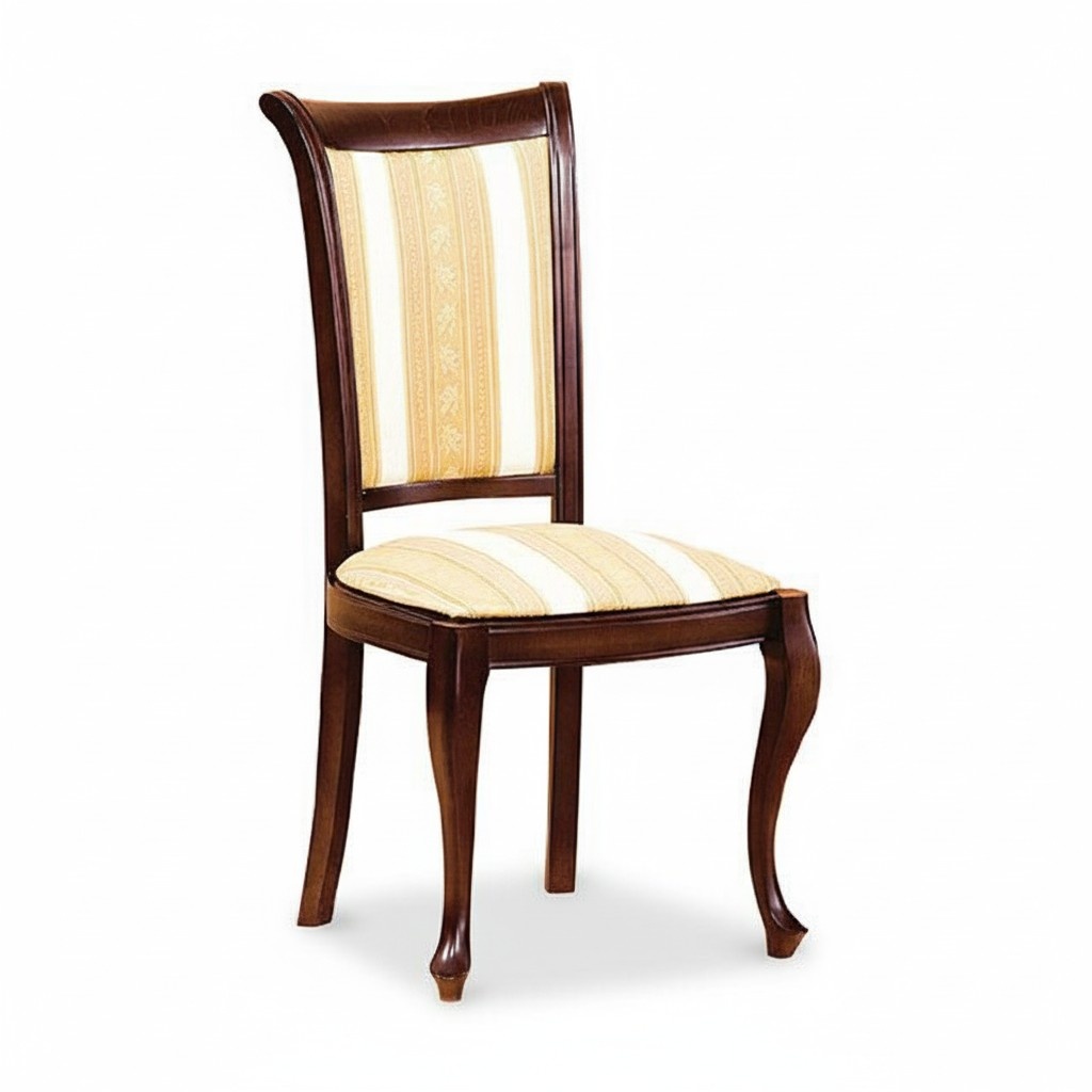 Klassische Stühle Stuhl Esszimmerstuhl Königlicher Lehnstuhl Holz - Model W-03