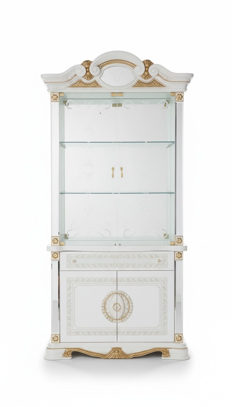 Klassische Vitrinen Schränke Vitrinen Schrank Wand Schränke Italienische Möbel