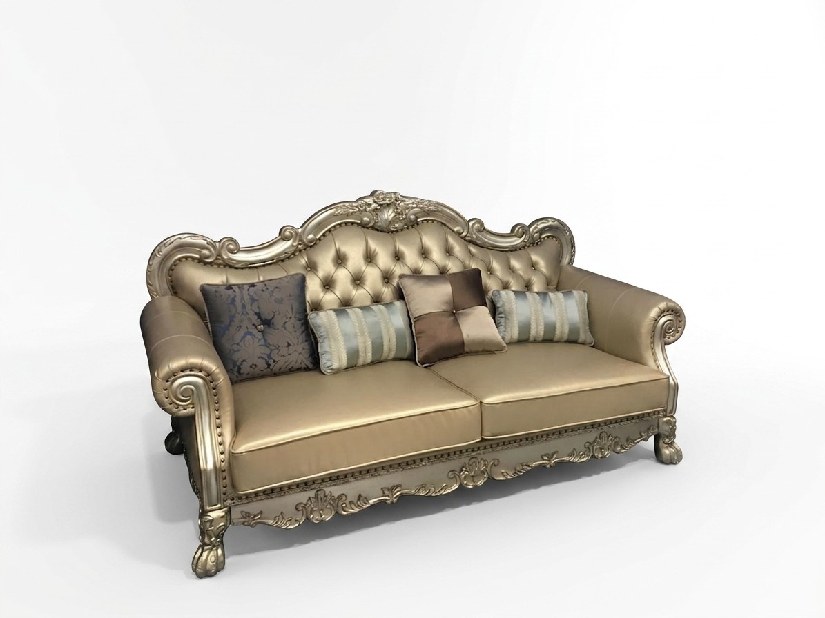 Klassischer 3 Sitzer Couch Sofa Couch Polster Sofas Couchen Barock Chesterfield