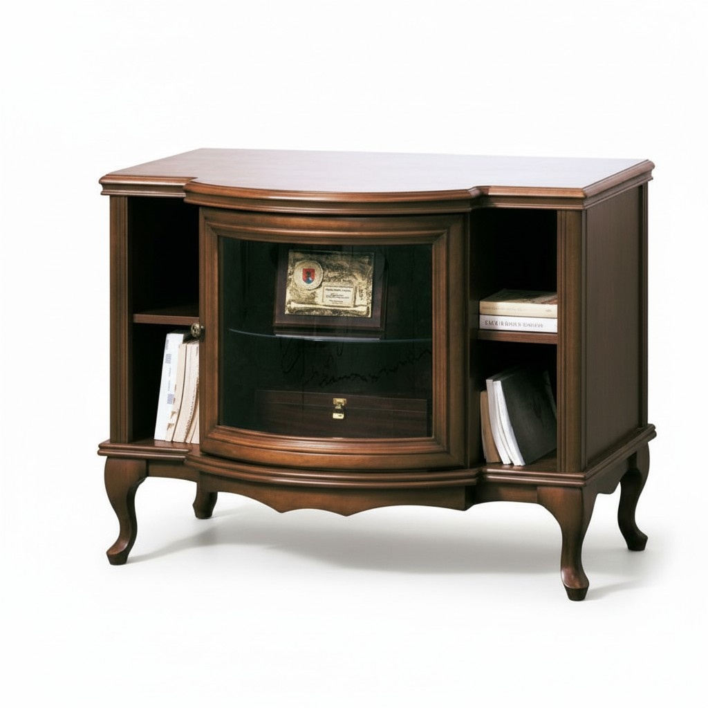 Klassischer Antik Style TV Sideboard Unterschank RTV Fernsehschrank Model WRTVM