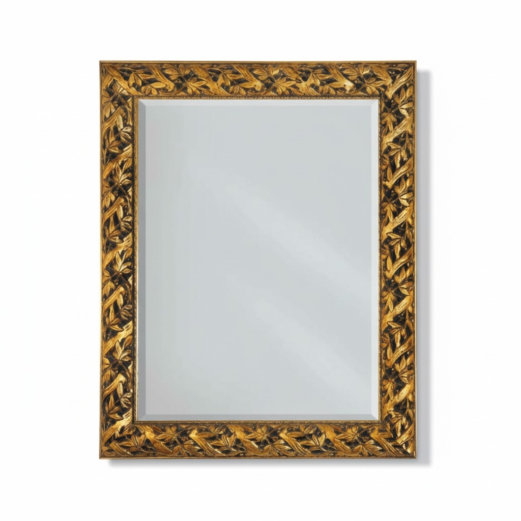 Spiegel Italienische Wandspiegel Holz Stand Wand Italien