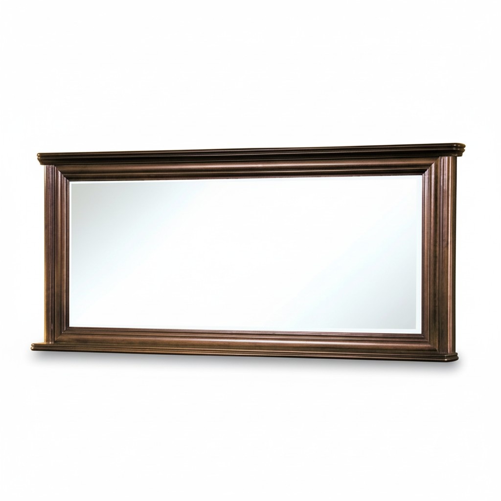 Klassischer Designer Echten Holz Rahmen XXL Spiegel 157x71 Spiegel - Model W-L1