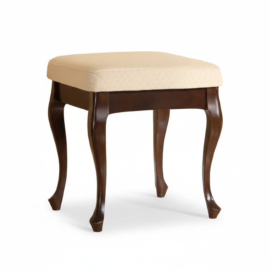 Klassischer Hocker Fußhocker Chippendale Klavierhocker Sitzhocker - Model W-Ho
