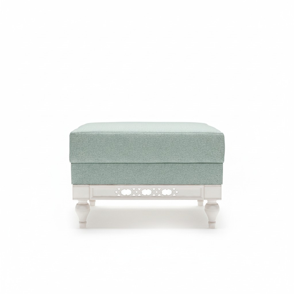 Klassischer Hocker Retro Rustikal Fußhocker Ottomane Sitzbank Bank Neu Flp3a