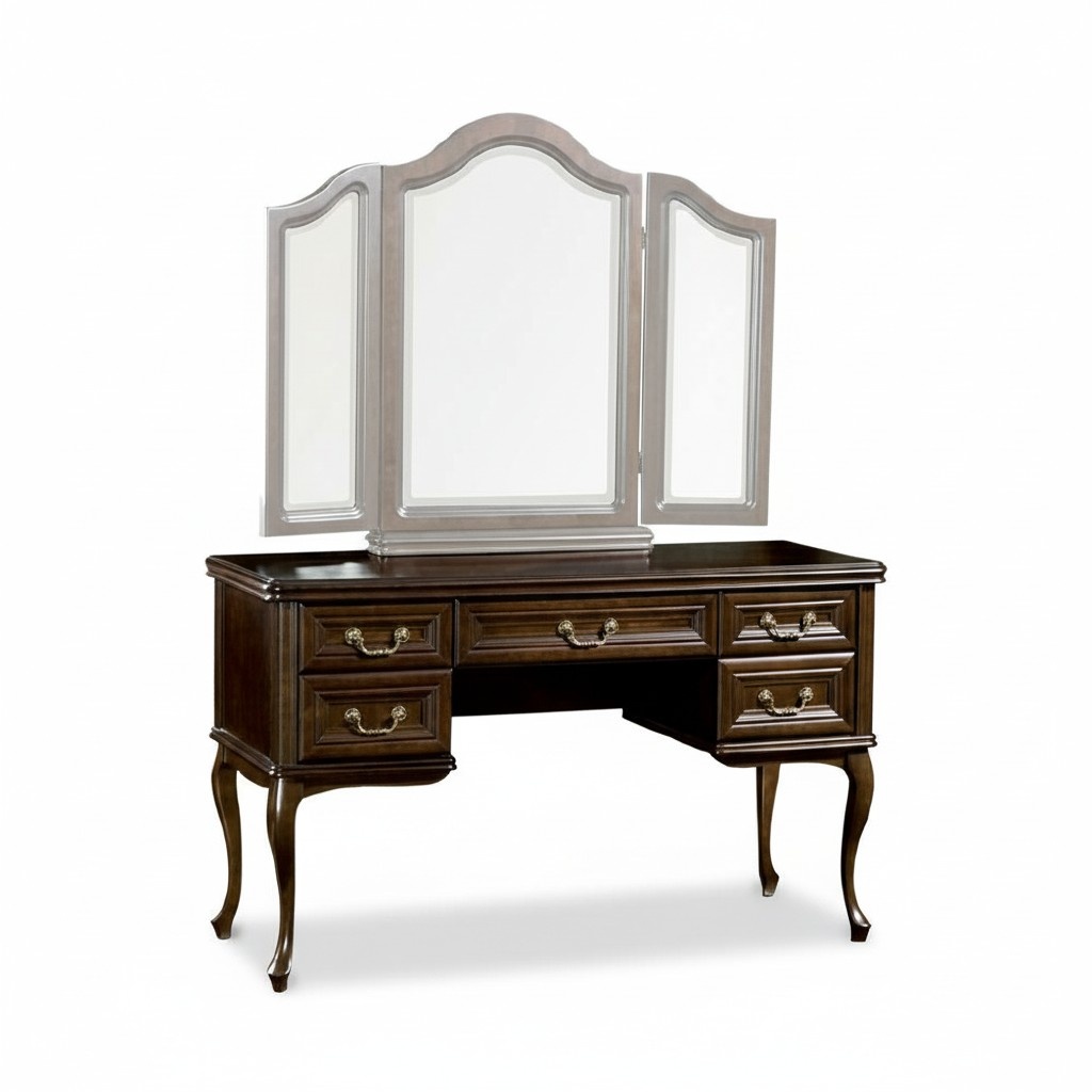 Klassischer Schminktisch Sekretär Tisch Antik Stil Holztisch Kommode Tische Holz