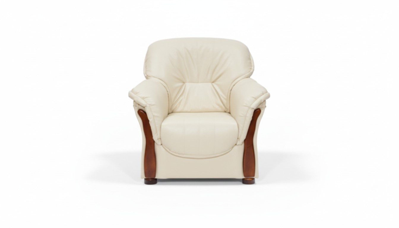 Klassischer Sessel Fernseh Sofa 1 Sitzer Couch Designer Textil Sofas Polster Neu