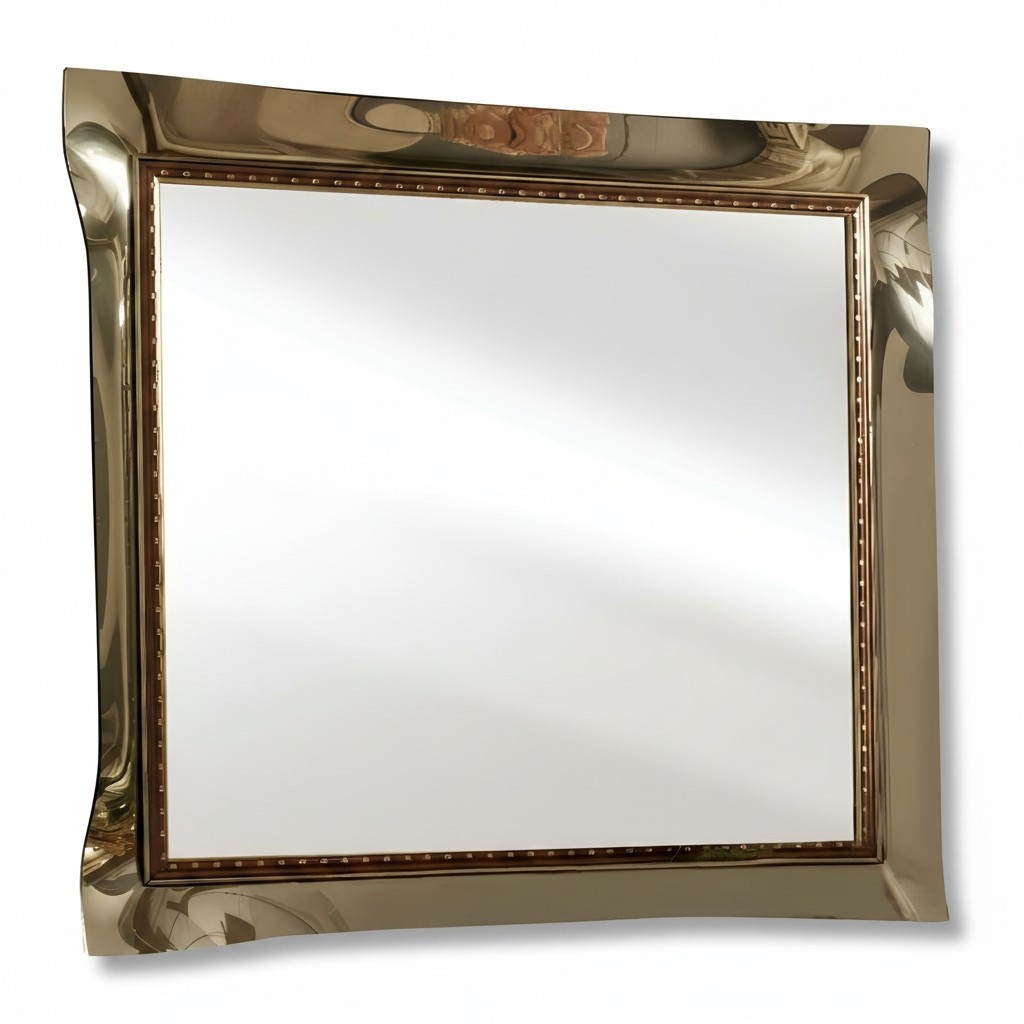 Klassischer Spiegel Wandspiegel Echt Holz Rahmen Luxus Neu Barock arredoclassic