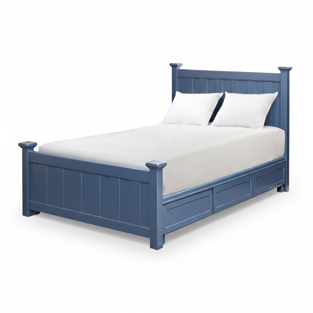 Klassisches Landhaus Stil Holz Doppelbett Betten Holz Bett Echtes Schlafzimmer