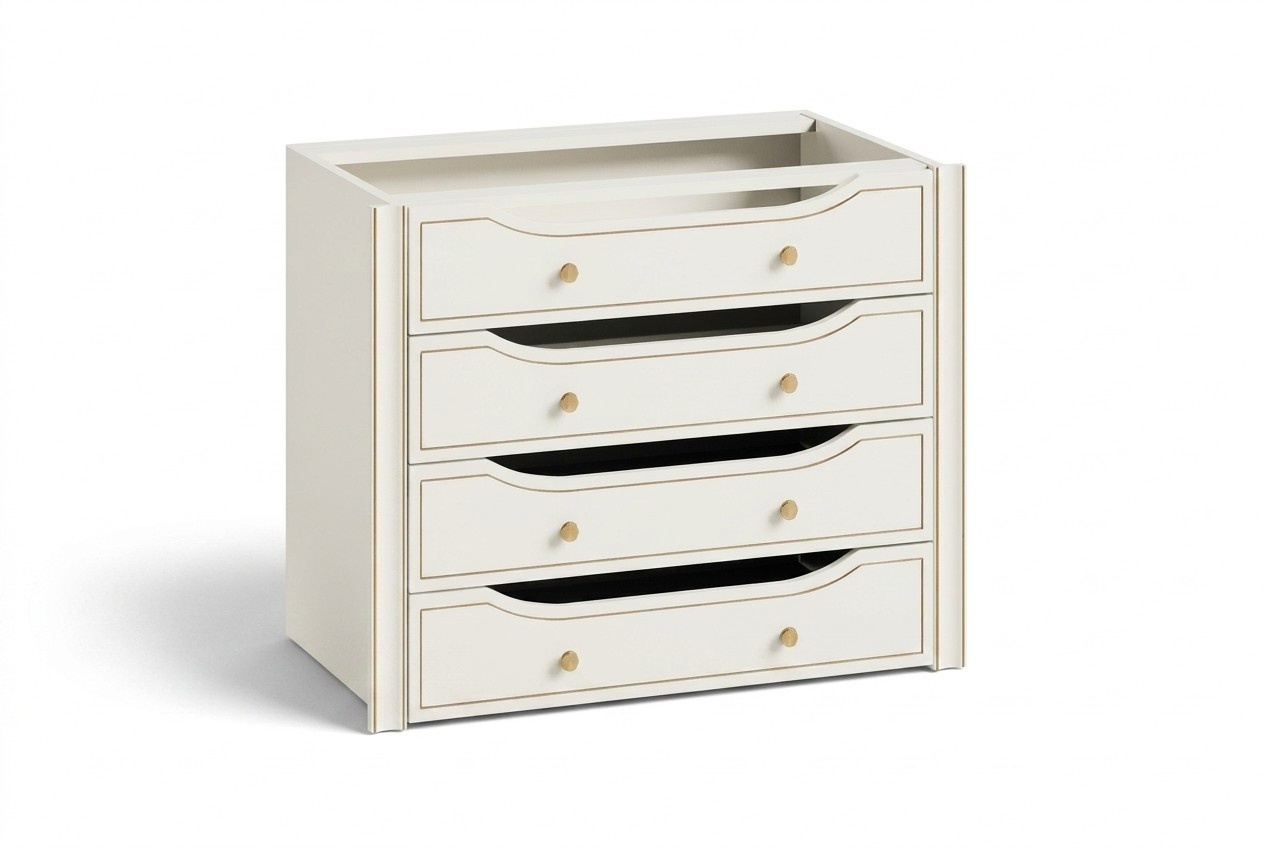 Klassisches Mehrzweckschrank Holzmöbel Kleinmöbel Schubladenschrank