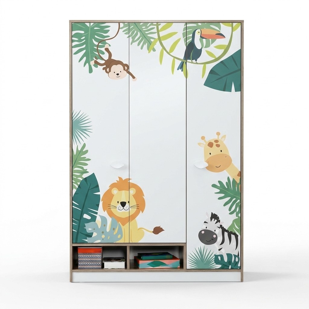 Kleiderschränk Schrank Design Mädchen Kinderzimmer Schränke Kleiderschrank Holz