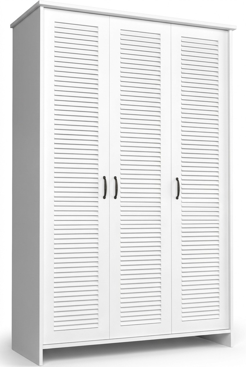 Kleiderschrank Art déco Stil Schränke Weiß Landhaus Möbel Schlafzimmer Schrank