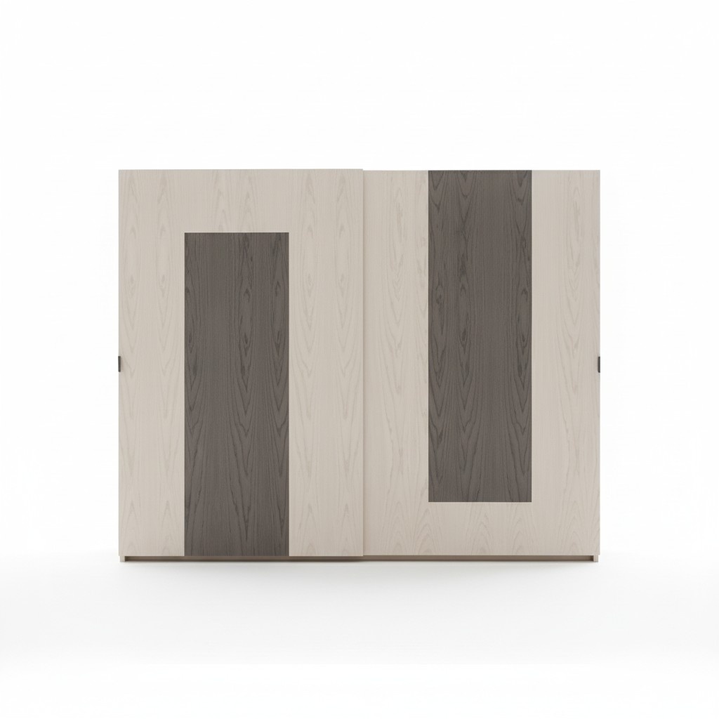 Kleiderschrank braun Schlafzimmer Material Holz Schrank Modern