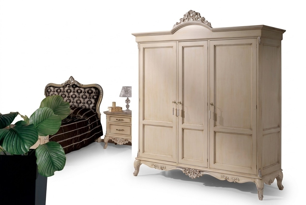 Kleiderschrank Design Luxus Schrank Schlafzimmer Luxus Möbel Beige Neu