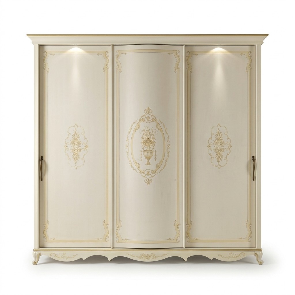 Kleiderschrank Massivholz Schlafzimmermöbel Design Kleiderschrank Weiße Schränke
