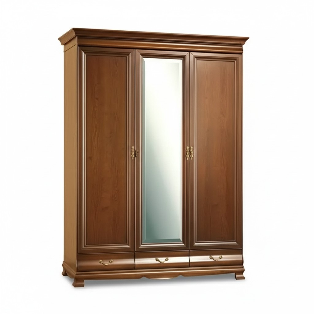 Kleiderschrank Regale Schrank mit Spiegel Regal Garderobe Aufbewahrungs