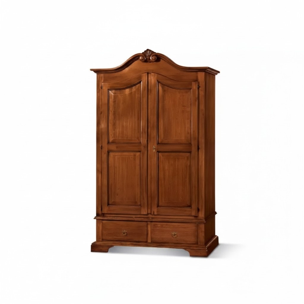 Kleiderschrank Schlafzimmer Design Holz Italienische Möbel Braun Neu
