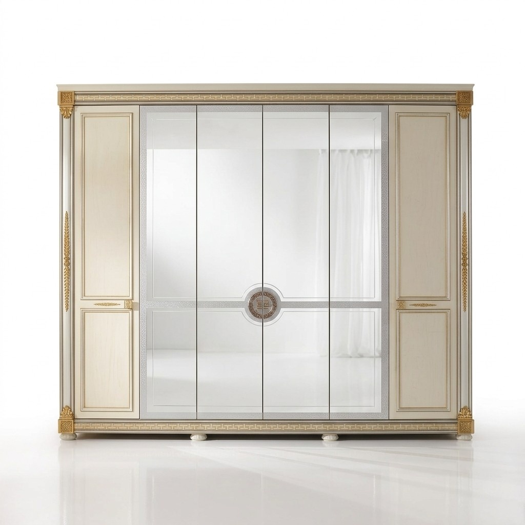 Kleiderschrank Schlafzimmer Holz Schrank Modern Stil Schränke Luxus Klassisch