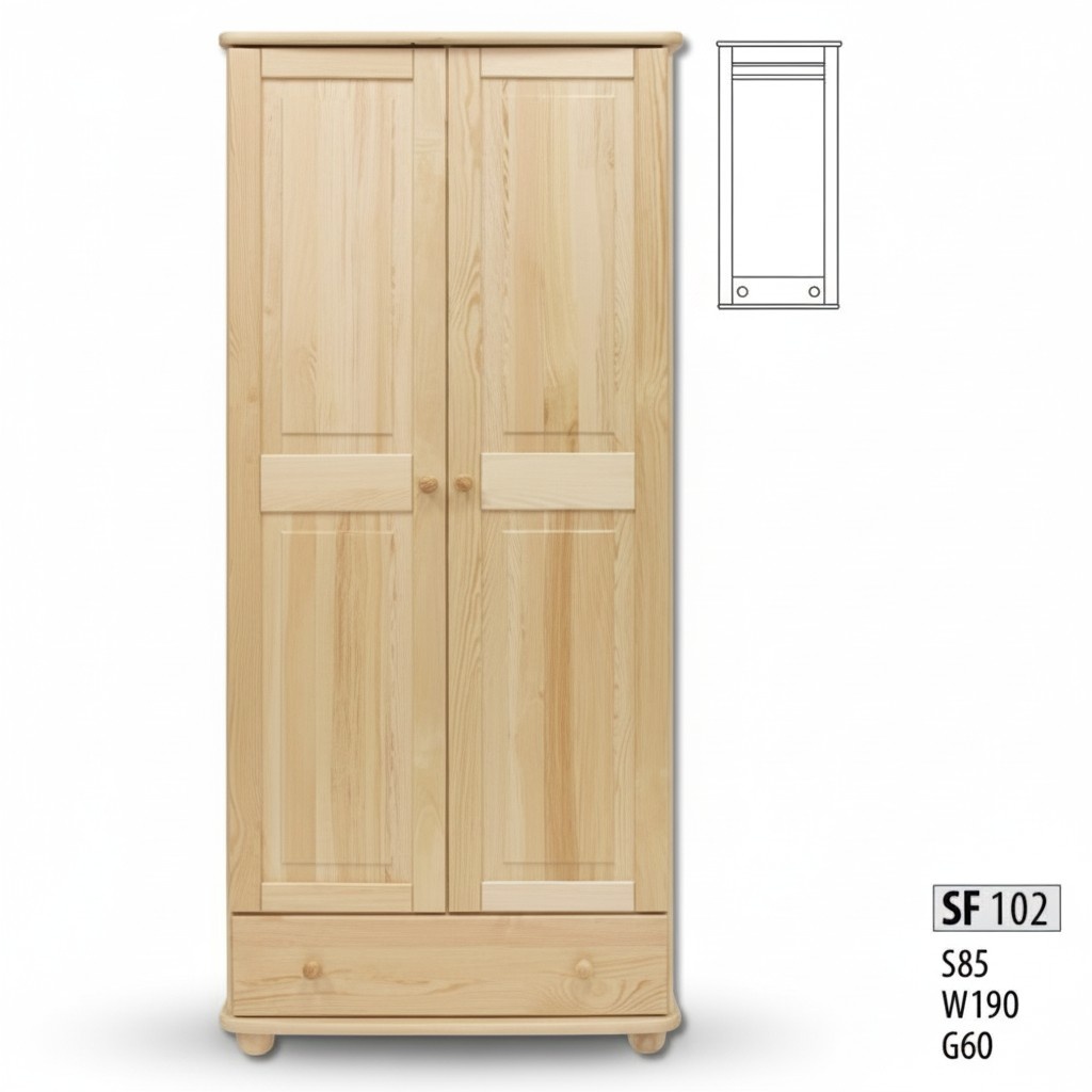 Kleiderschrank Schlafzimmer Holz Schrank Echte Handarbeit Vollholz Schrank Holz