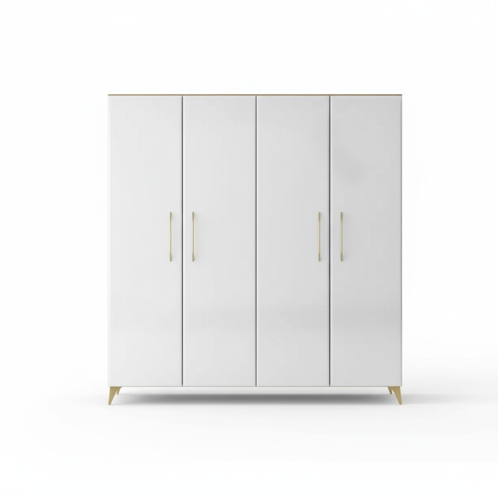 Kleiderschrank Schlafzimmer Sechstüriger Schrank Holz Kleiderschränke