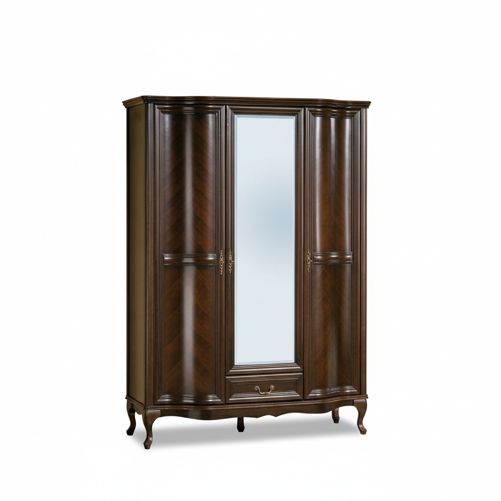 Kleiderschrank Schränke Schrank Schrankwand 3 Türen Holz Neu Italienische Möbel