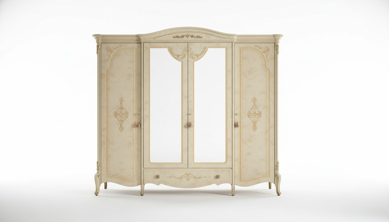 Kleiderschrank Schrank Barock Stil Möbel Klassische Schlafzimmer Schränke Holz