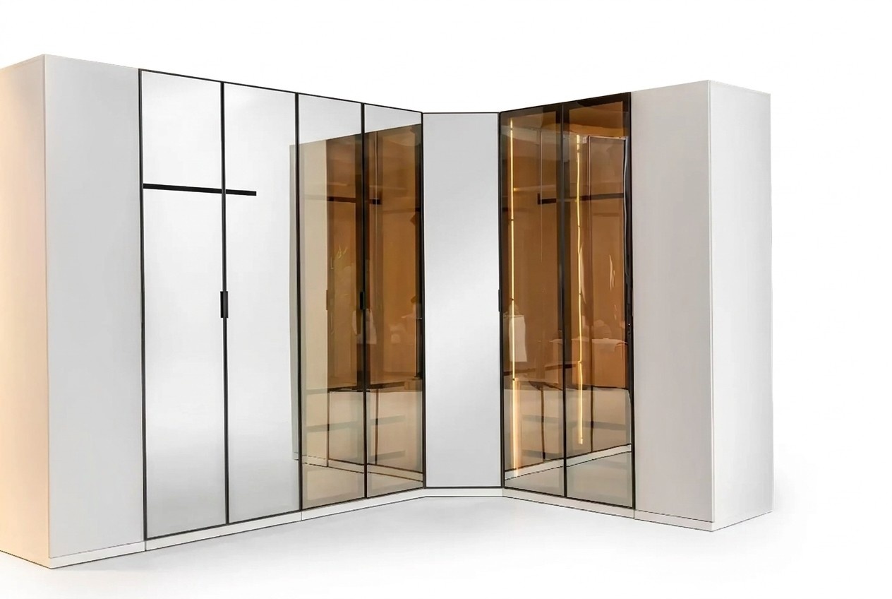 Kleiderschrank Schrank Luxus Holz Schränke Möbel Design Schlafzimmer1
