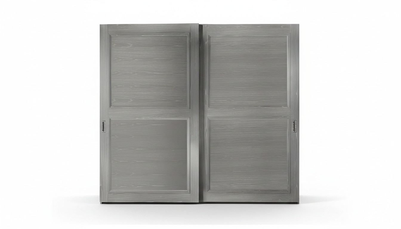 Kleiderschrank Schrank mit Schiebetüren Schränke Holz Modern Möbel Einrichtung