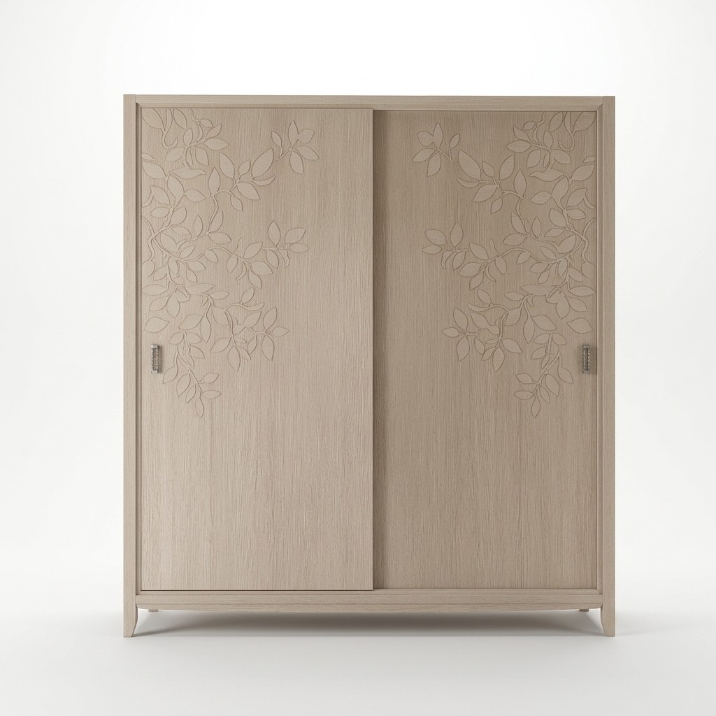 Kleiderschrank Schrank Möbel Schlafzimmer Schränke Holz Einrichtung Beige