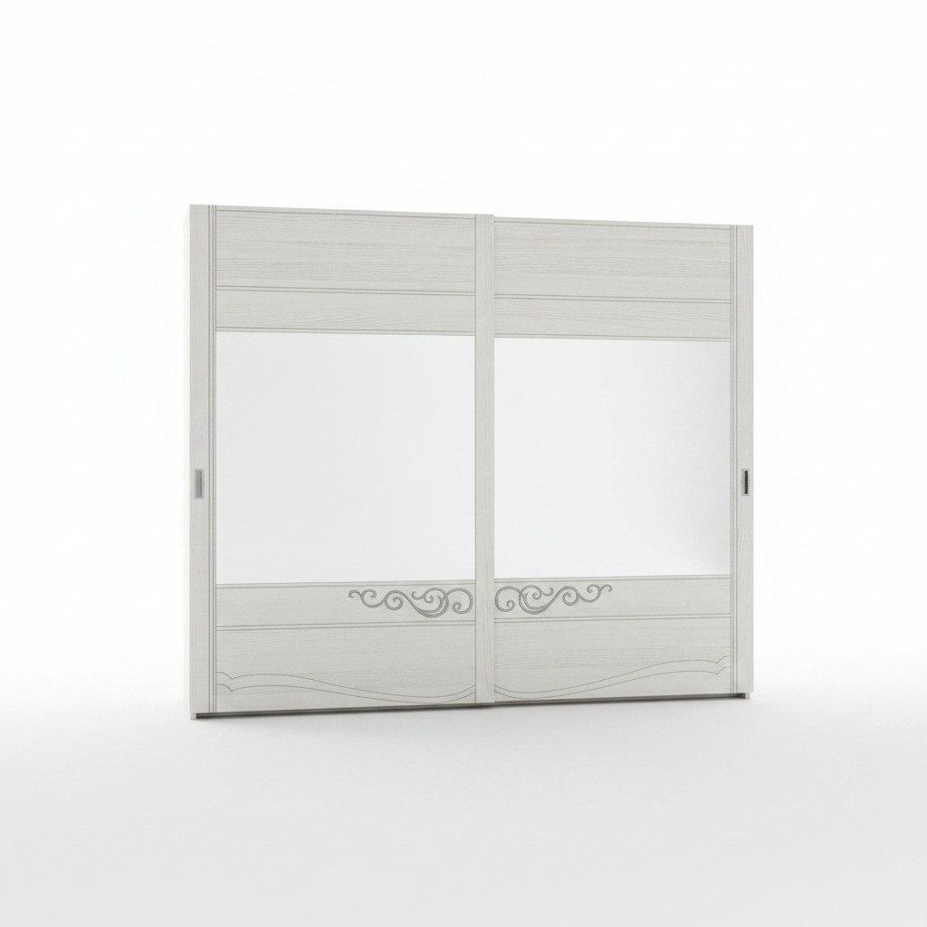 Kleiderschrank Schrank Regal Aufbewahrungs Garderobe Modern Spiegel Holz Design