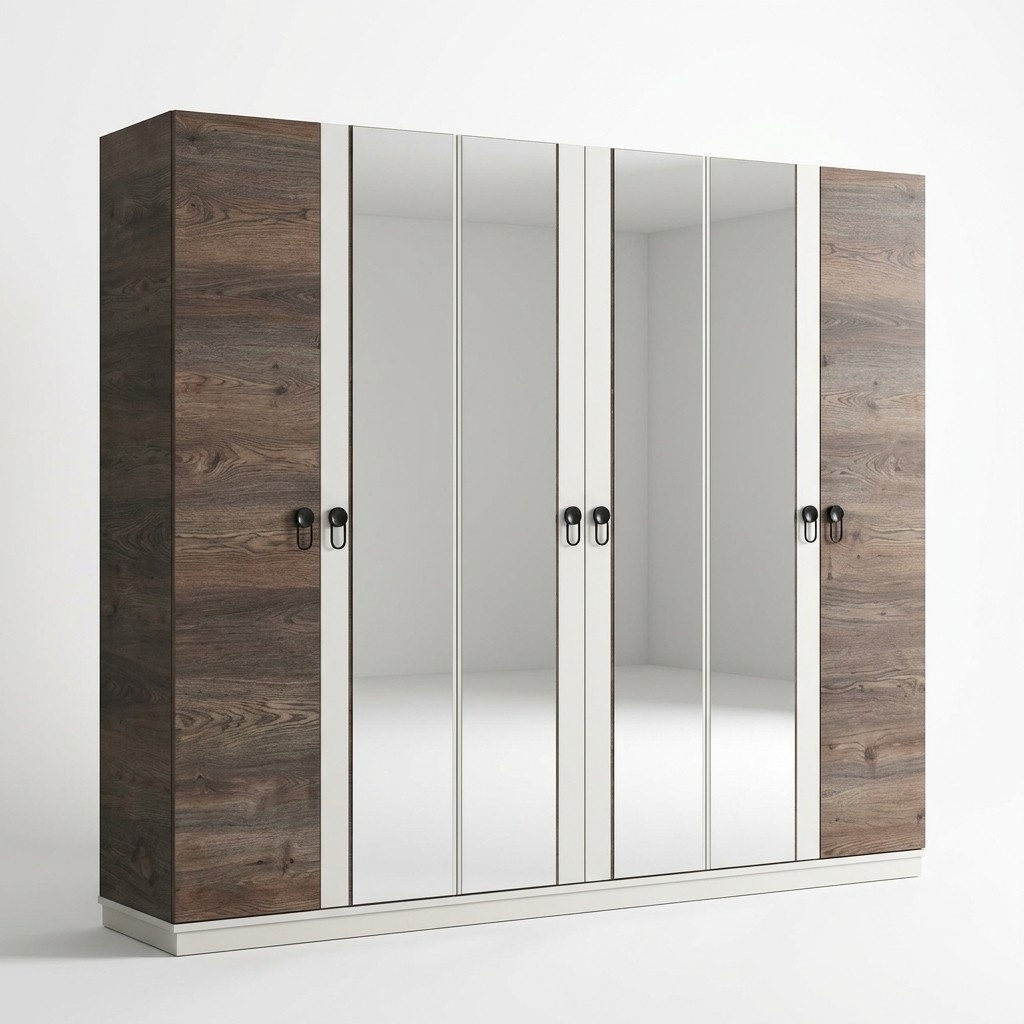Kleiderschrank Schrank Schlafzimmer Schränke Holz Möbel Italienischer Stil Neu