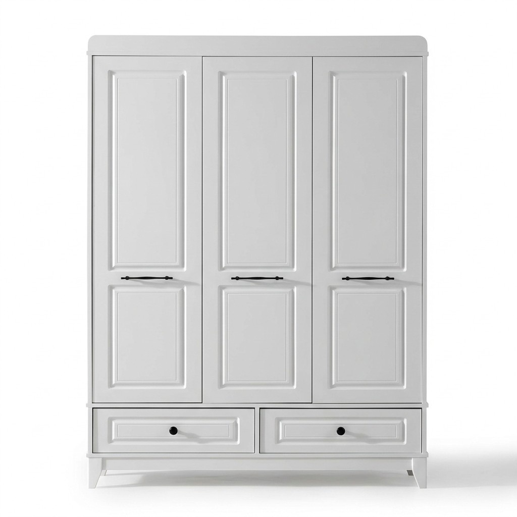 Kleiderschrank Weiße Holz Schrank Design Kinderzimmer Kleiderschränke