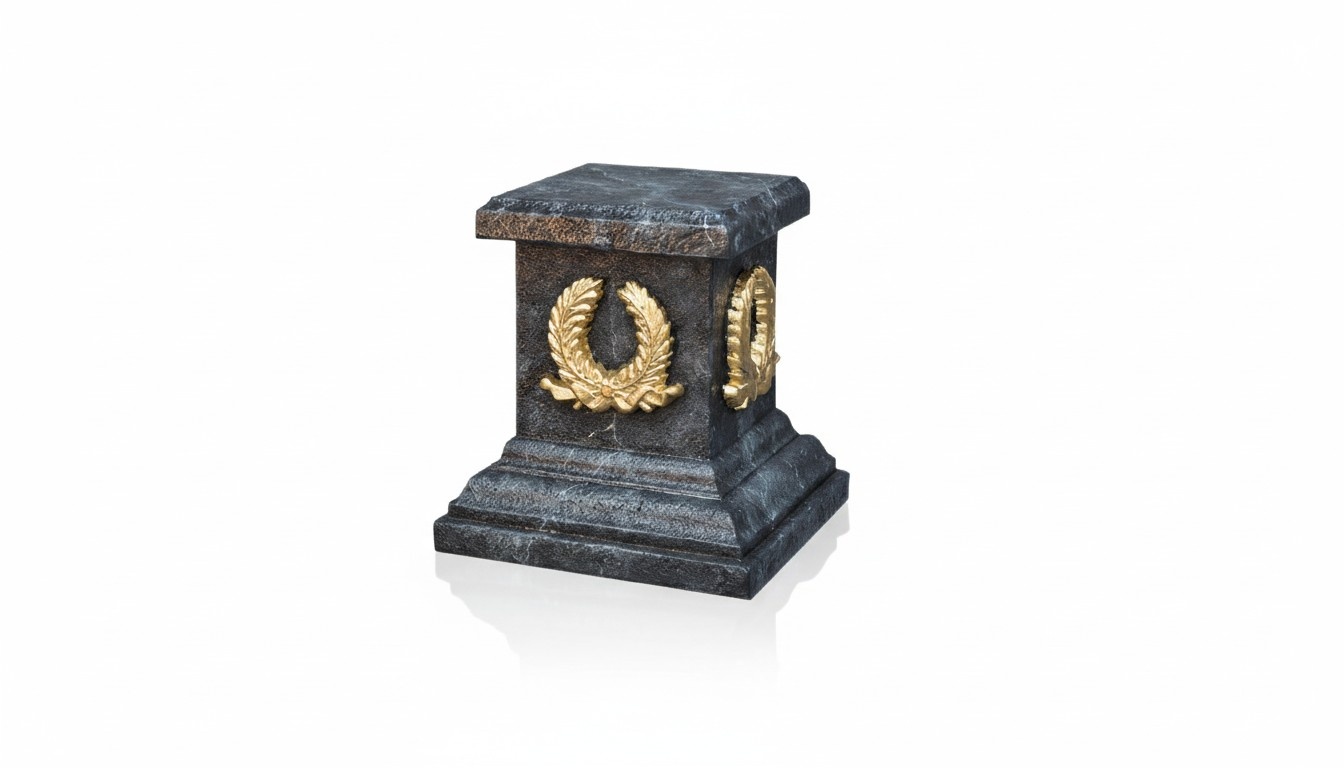 Kolonial Stil Säule Podest Antik Design Element Säule Ständer Blumen