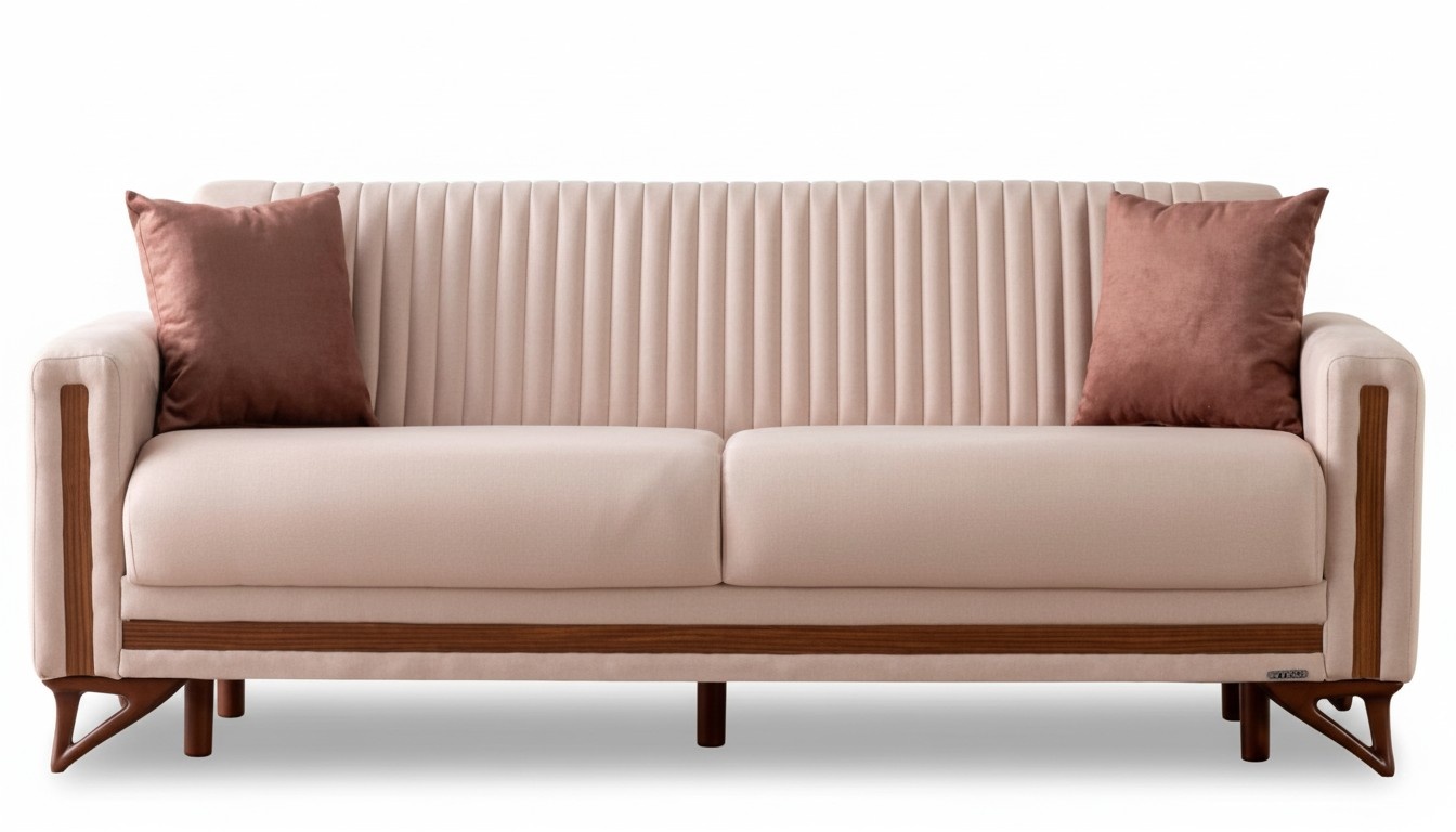 Komfortabler 3-Sitzer Elegantes Design für stilvolles Wohnen und Gästeempfang