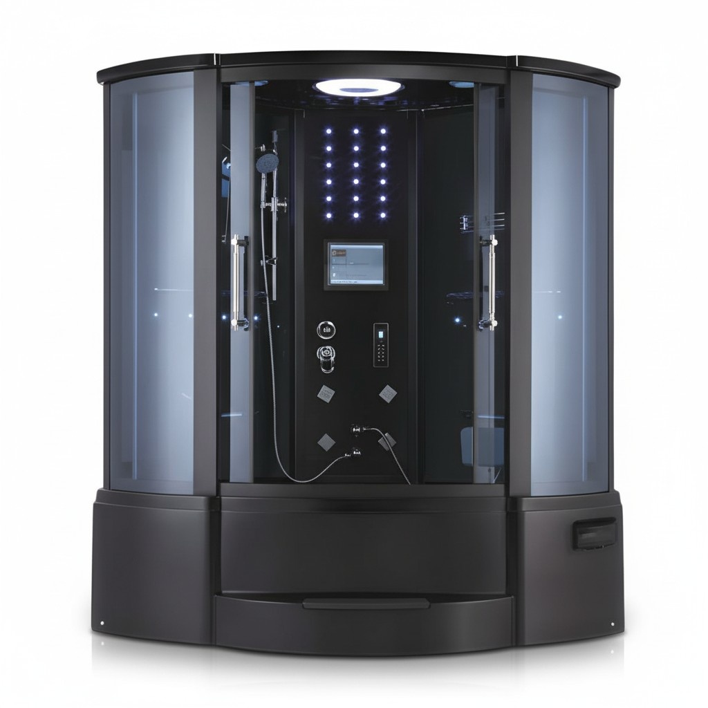 Komfortdusche Duschkabine Glaskabine Glasdusche Duschabtrennung 150x150 cm