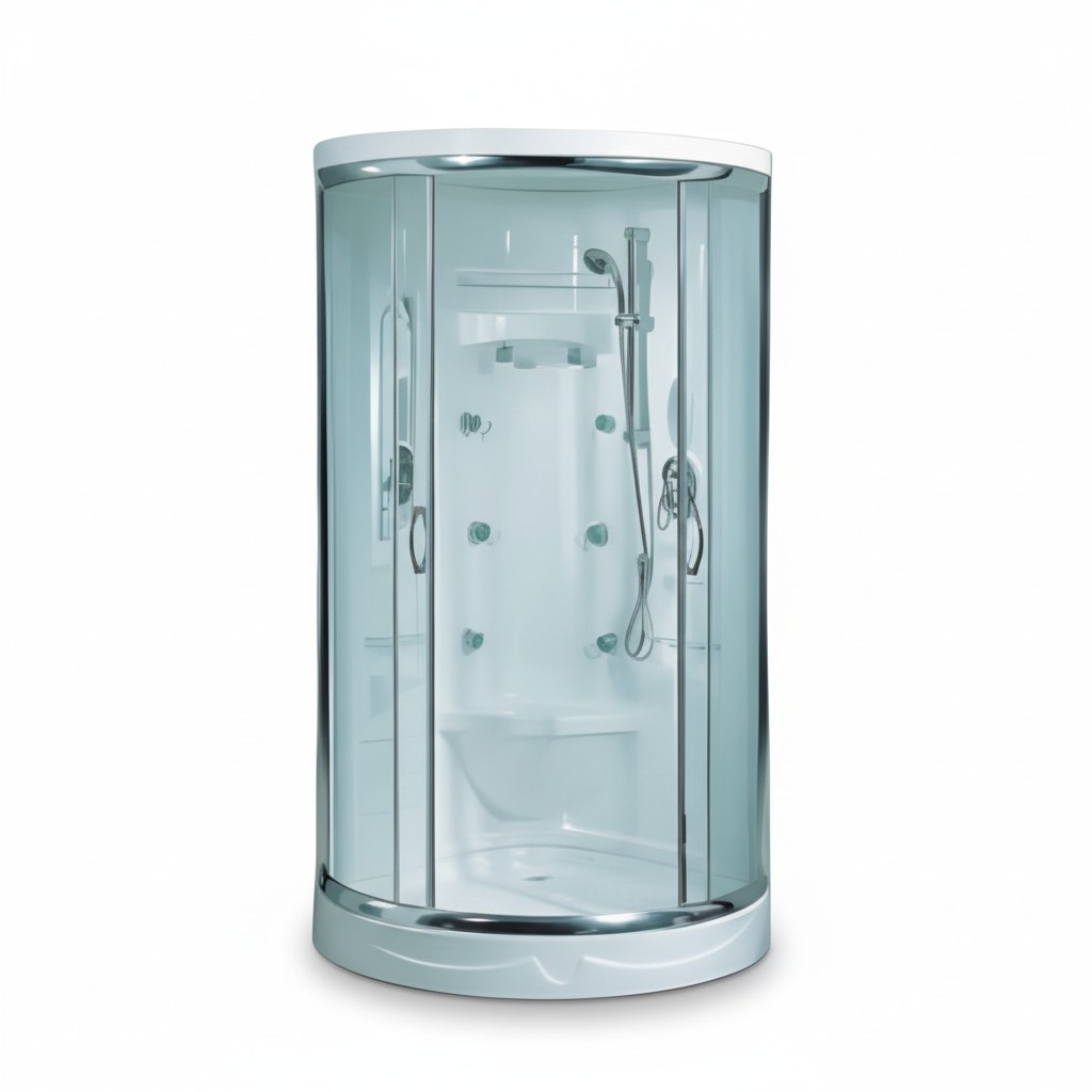 Komfortdusche Duschkabine Glaskabine Duschbox Glasdusche Luxusdusche 100x100 cm