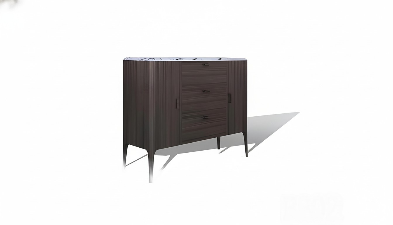 Kommode Abstrakte Kommoden Design Wohnzimemr Möbel Anrichte Holz